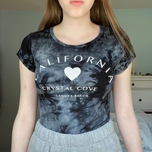 Tie dye California Crystal Cove tee